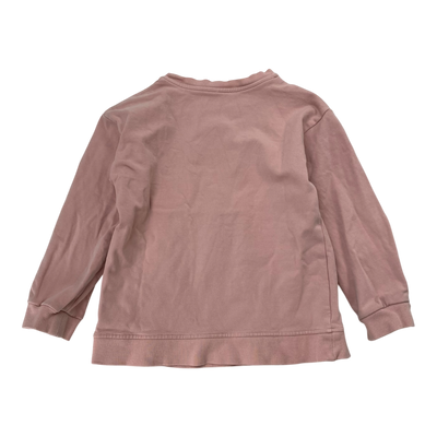Metsola pocket sweatshirt, pink | 86/92cm