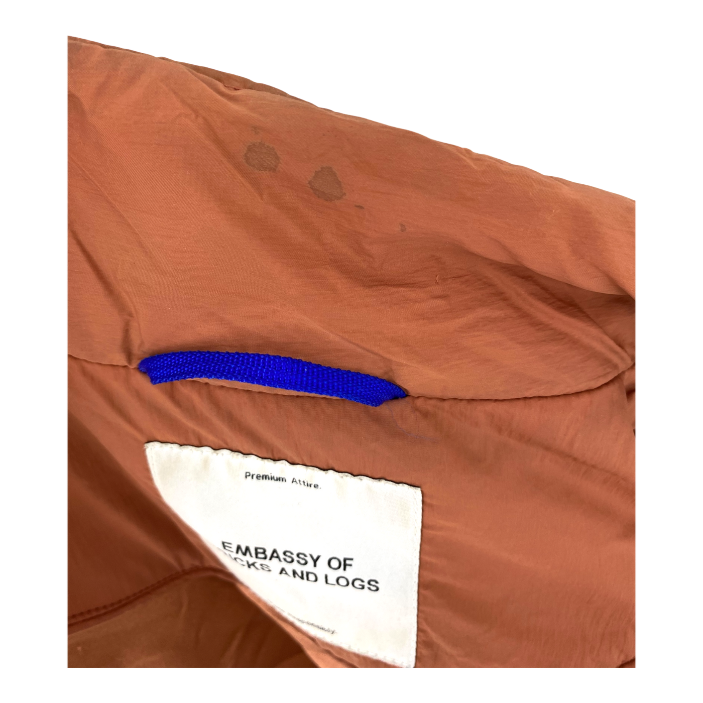Embassy of Bricks and Logs oshawa jacket, terracotta | woman S