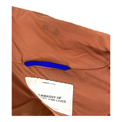 Embassy of Bricks and Logs oshawa jacket, terracotta | woman S