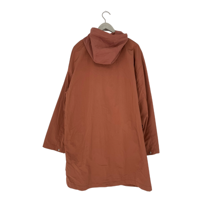 Embassy of Bricks and Logs teabeak parka, red earth | unisex L