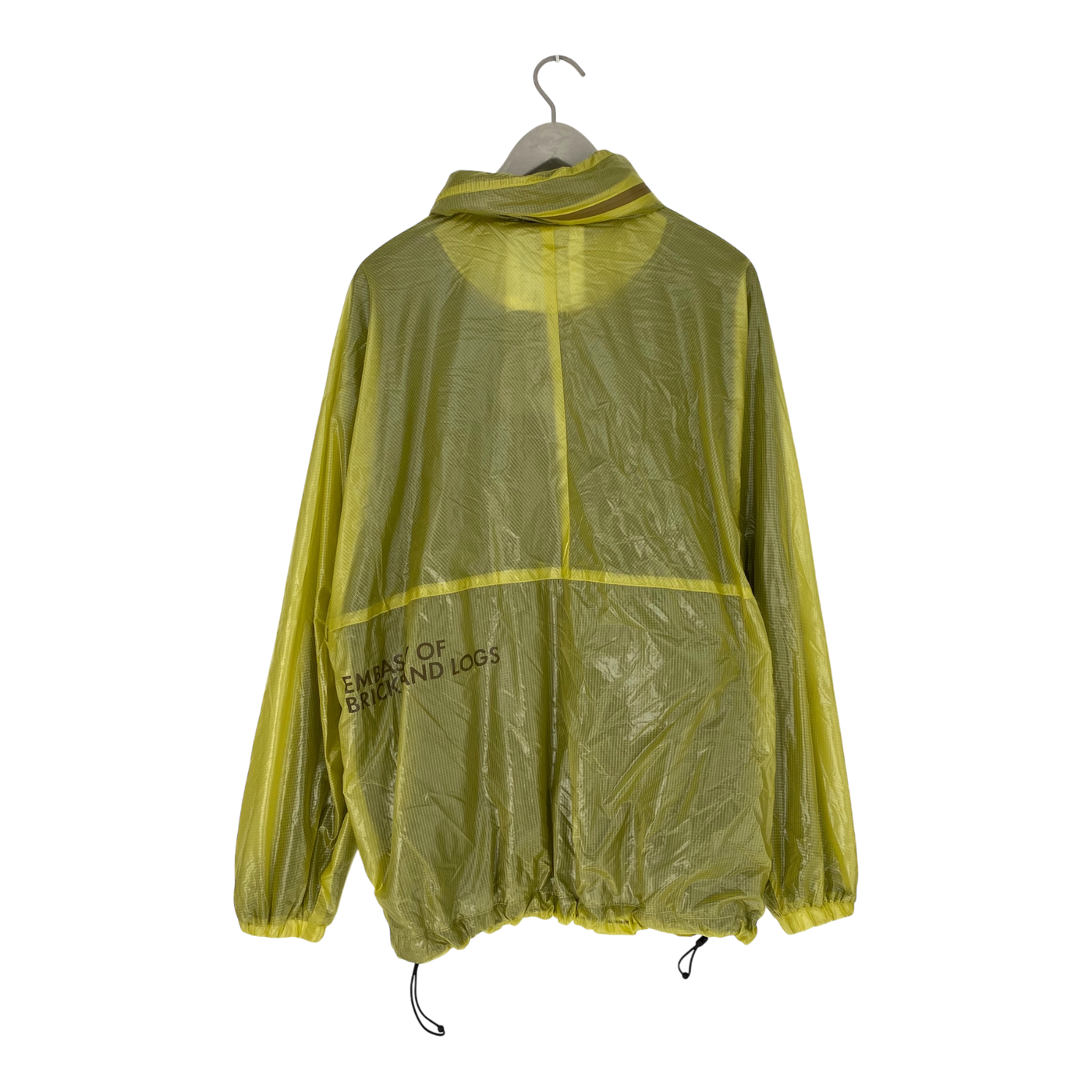 Embassy of Bricks and Logs marpak rain jacket, olive green | woman L