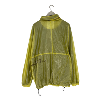 Embassy of Bricks and Logs marpak rain jacket, olive green | woman L