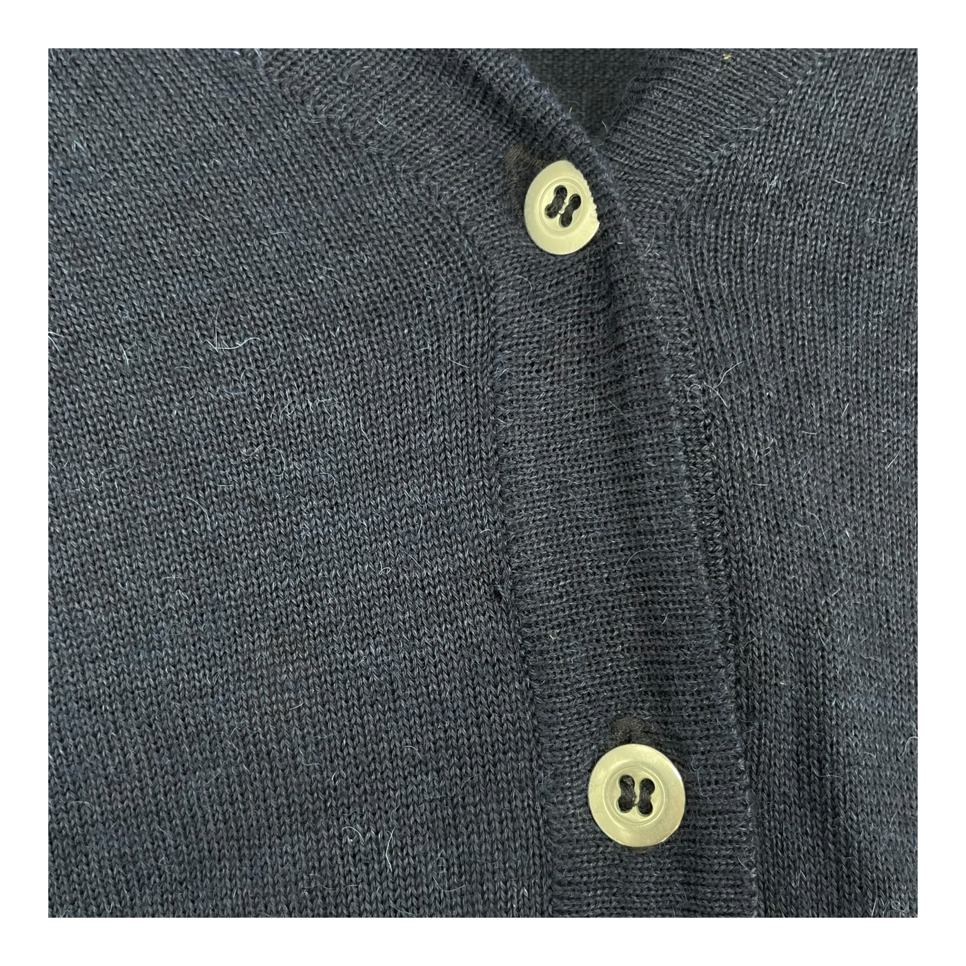 Alpa silent alpaca wool cardigan, midnight blue | woman L