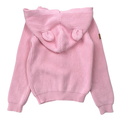 Metsola knitted cardigan, pink | 110/116cm