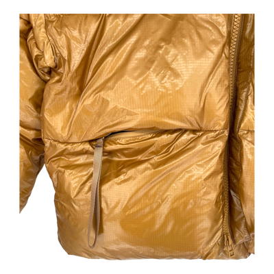 Embassy of Bricks and Logs lyon puffer jacket, shiny caramel | unisex S