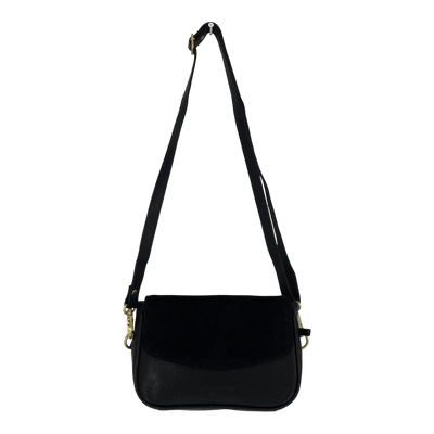 Holzrichter leather crossbody bag, black