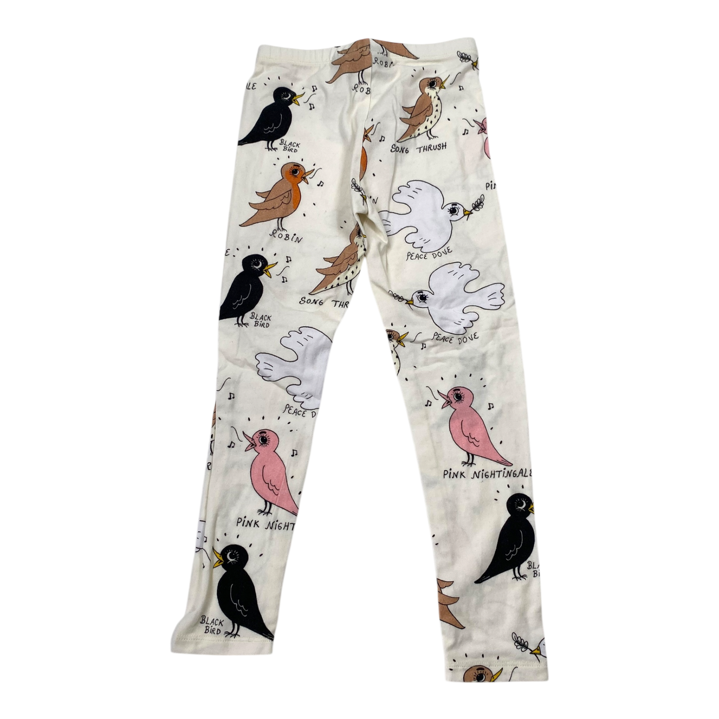 Mini Rodini leggings, birds | 104/110cm