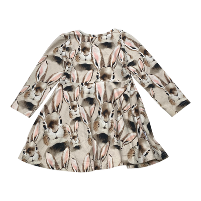Metsola dress, bunny | 86/92cm