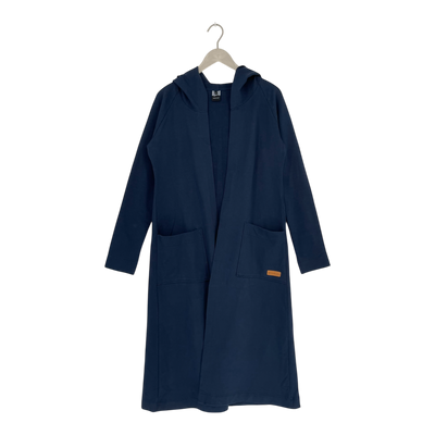 Ommellinen hooded sweat cardigan, dark blue | woman L