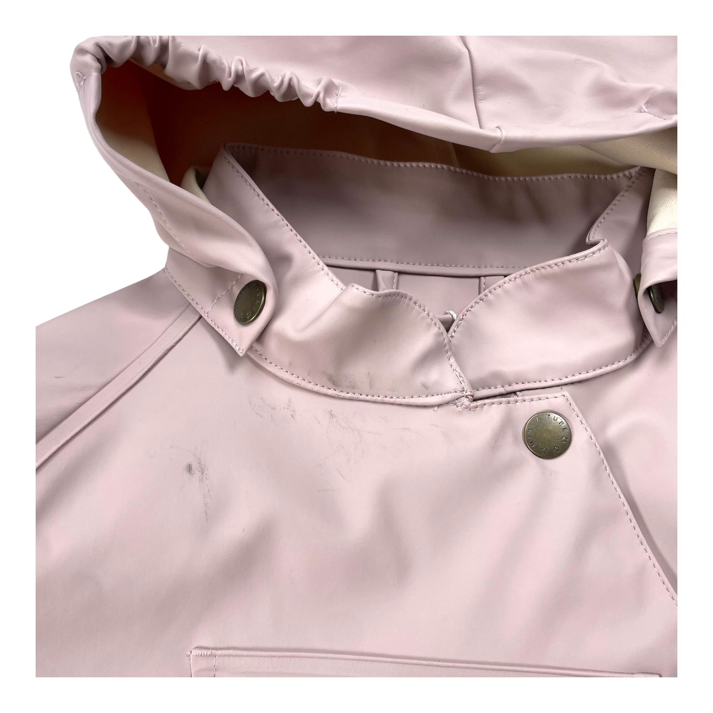 Mini A Ture matwai rain jacket, old rose | 104cm