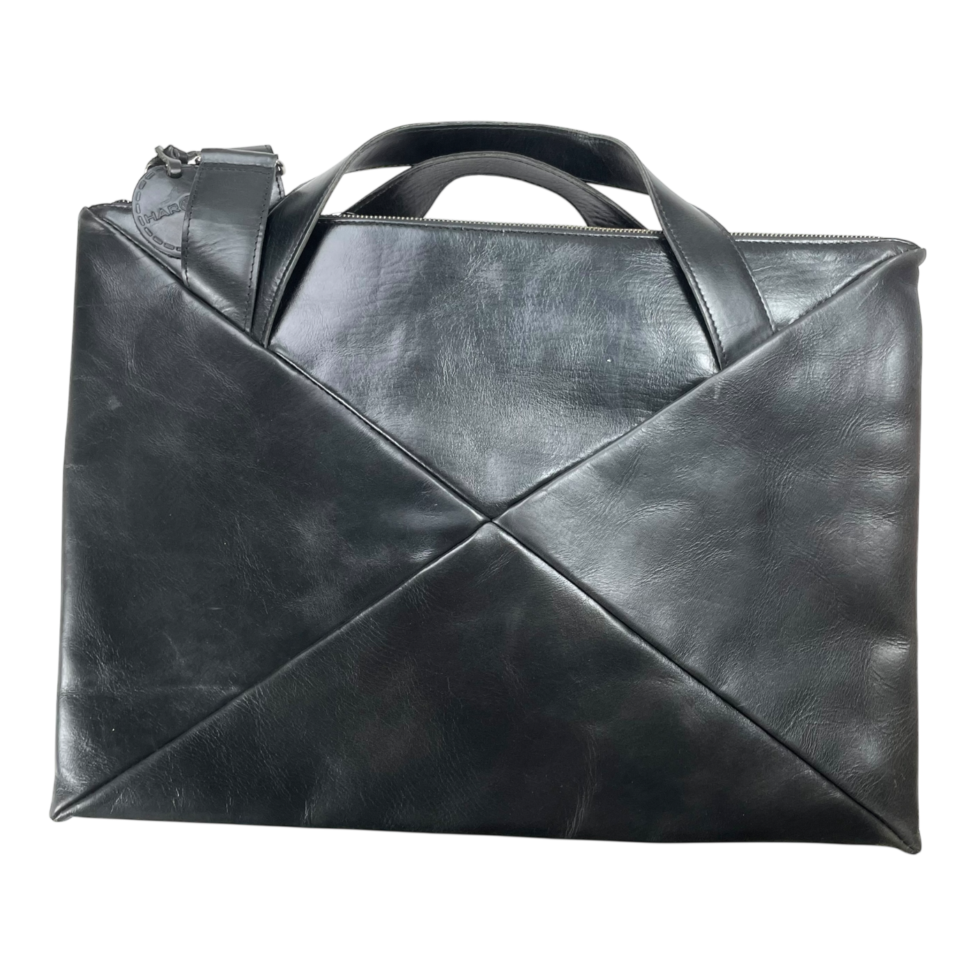 Harold's Bags leather messenger bag, black