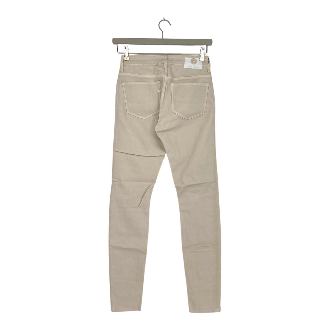 Mud Jeans slim skyler jeans, chalk | woman 27/32