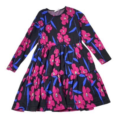 Mainio jacquard dress, flower | 146/152cm