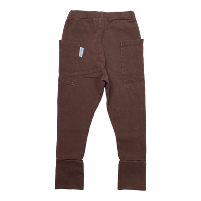 Gugguu sweatpants, chocolate | 98cm