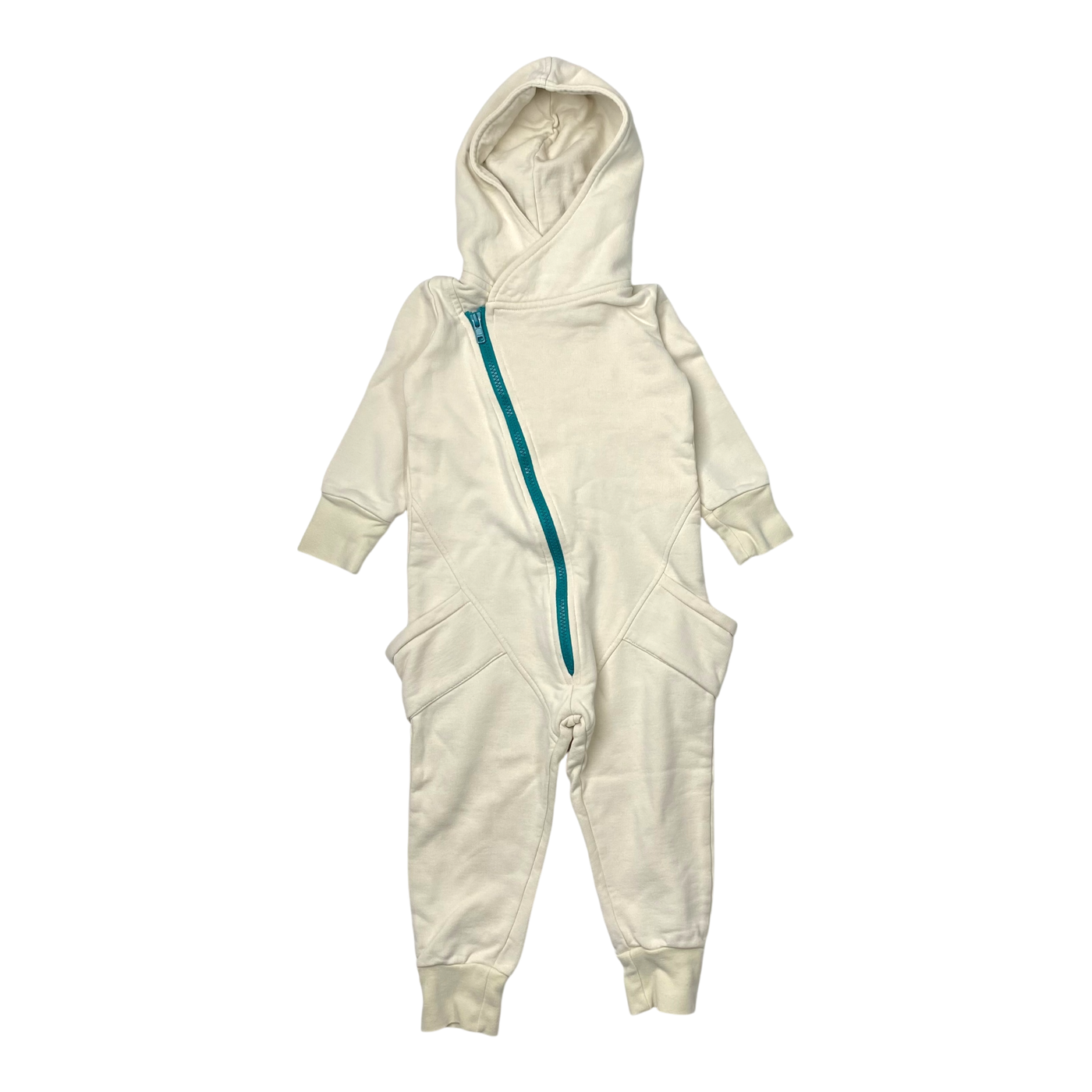 Gugguu sweat jumpsuit, vanilla | 92cm