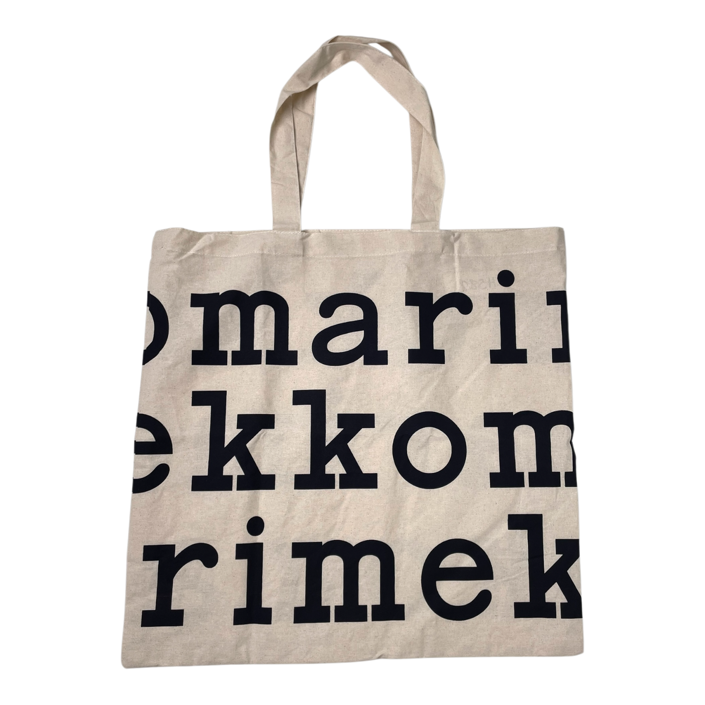 Marimekko logo bag, vanilla & black | onesize