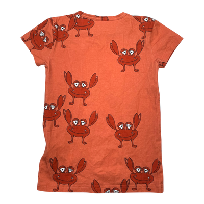 Blaa t-shirt, crab | 110/116cm