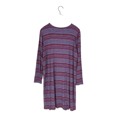 Marimekko HuUhkatti Buchweizenkleid, Blau/Brown | Frau xxl