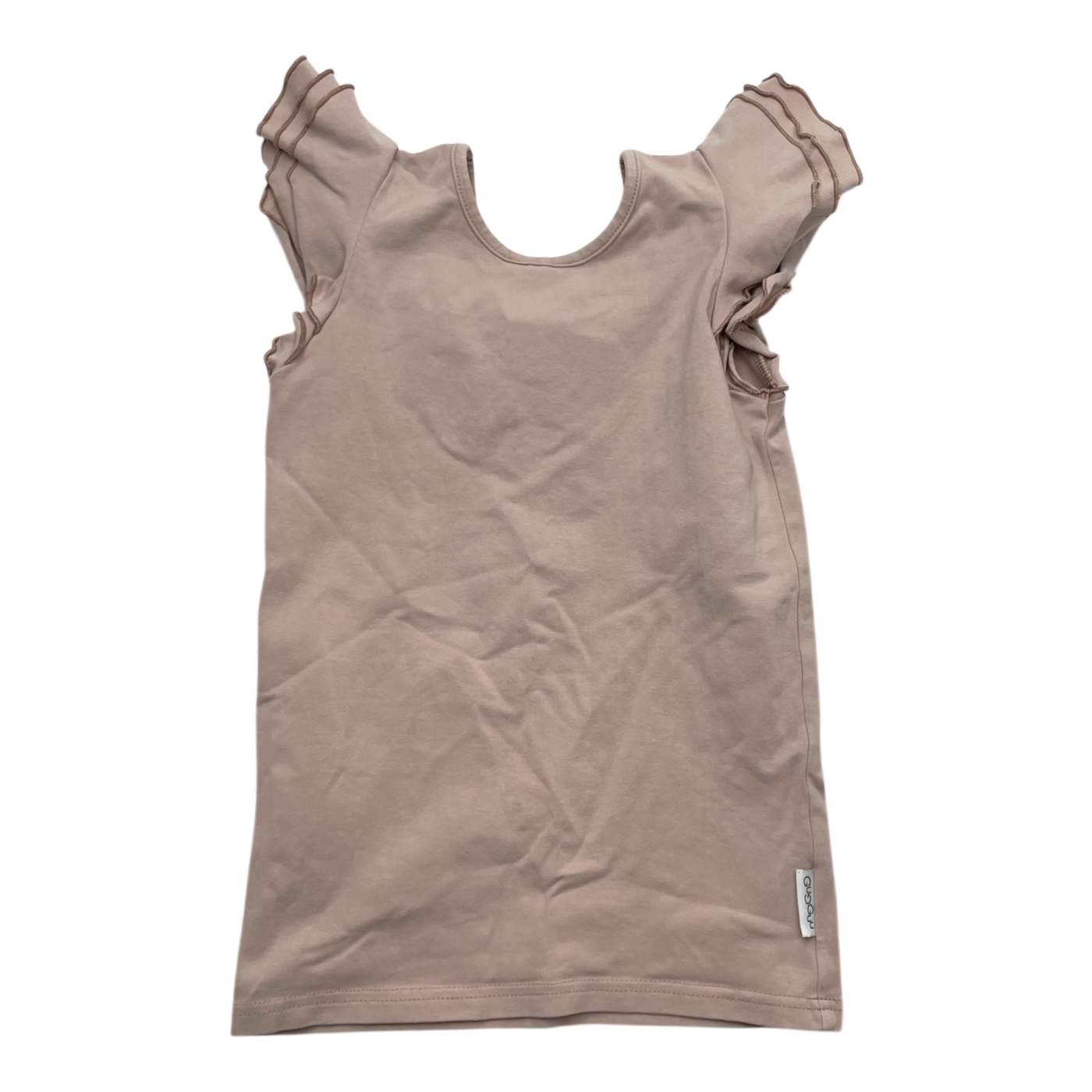Gugguu frill t-shirt, pink | 116cm
