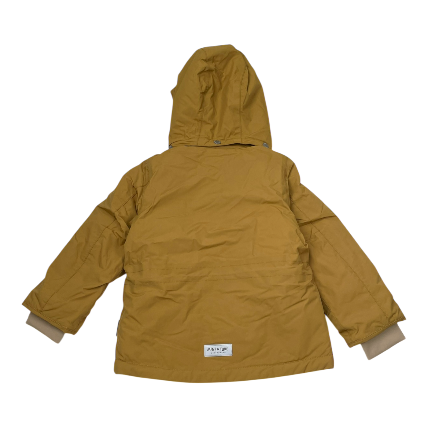 Mini A Ture matadyanko fleece lined winter jacket, mustard | 104cm