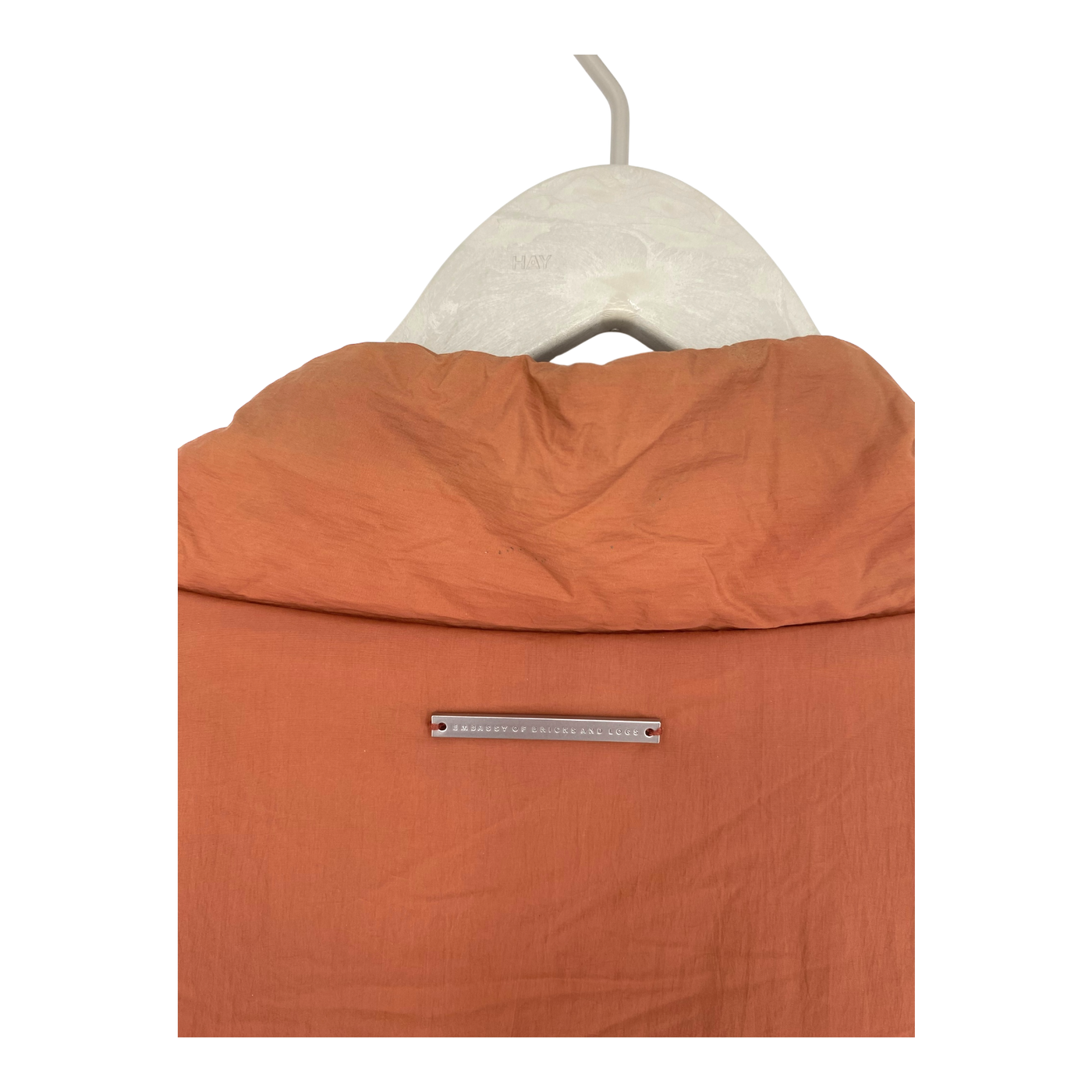 Embassy of Bricks and Logs oshawa jacket, terracotta | woman S