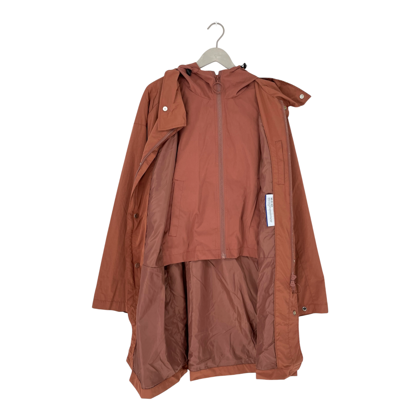 Embassy of Bricks and Logs teabeak parka, red earth | unisex L