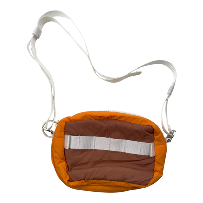 Embassy of Bricks and Logs bega cross body, orange/mauve