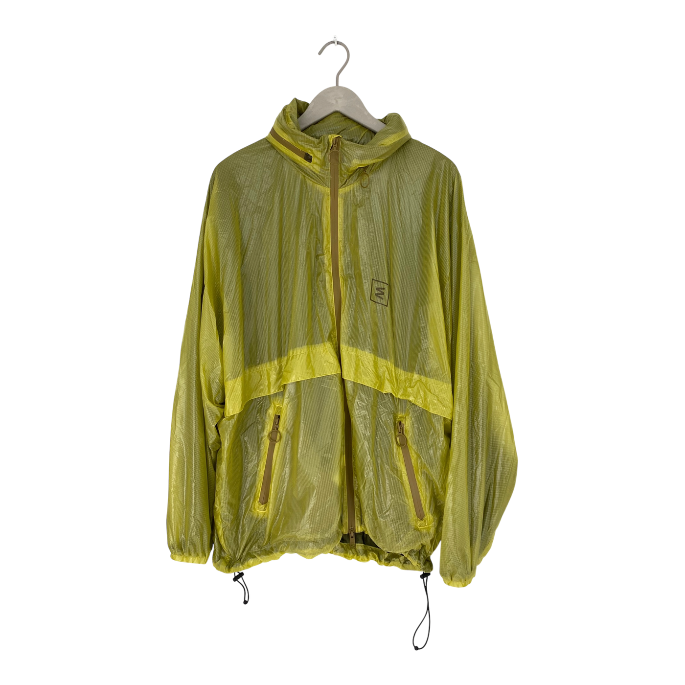 Embassy of Bricks and Logs marpak rain jacket, olive green | woman L