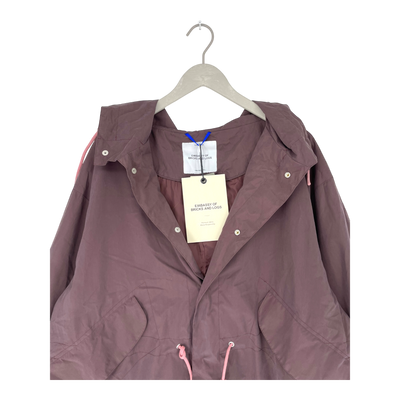 Embassy of Bricks and Logs bundaberg coat, plum | woman S