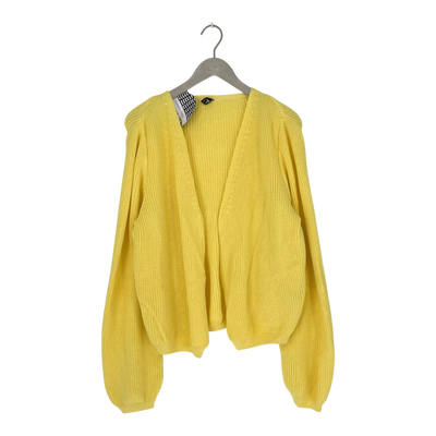 Ommellinen knitted cardigan, lemon | woman M/L
