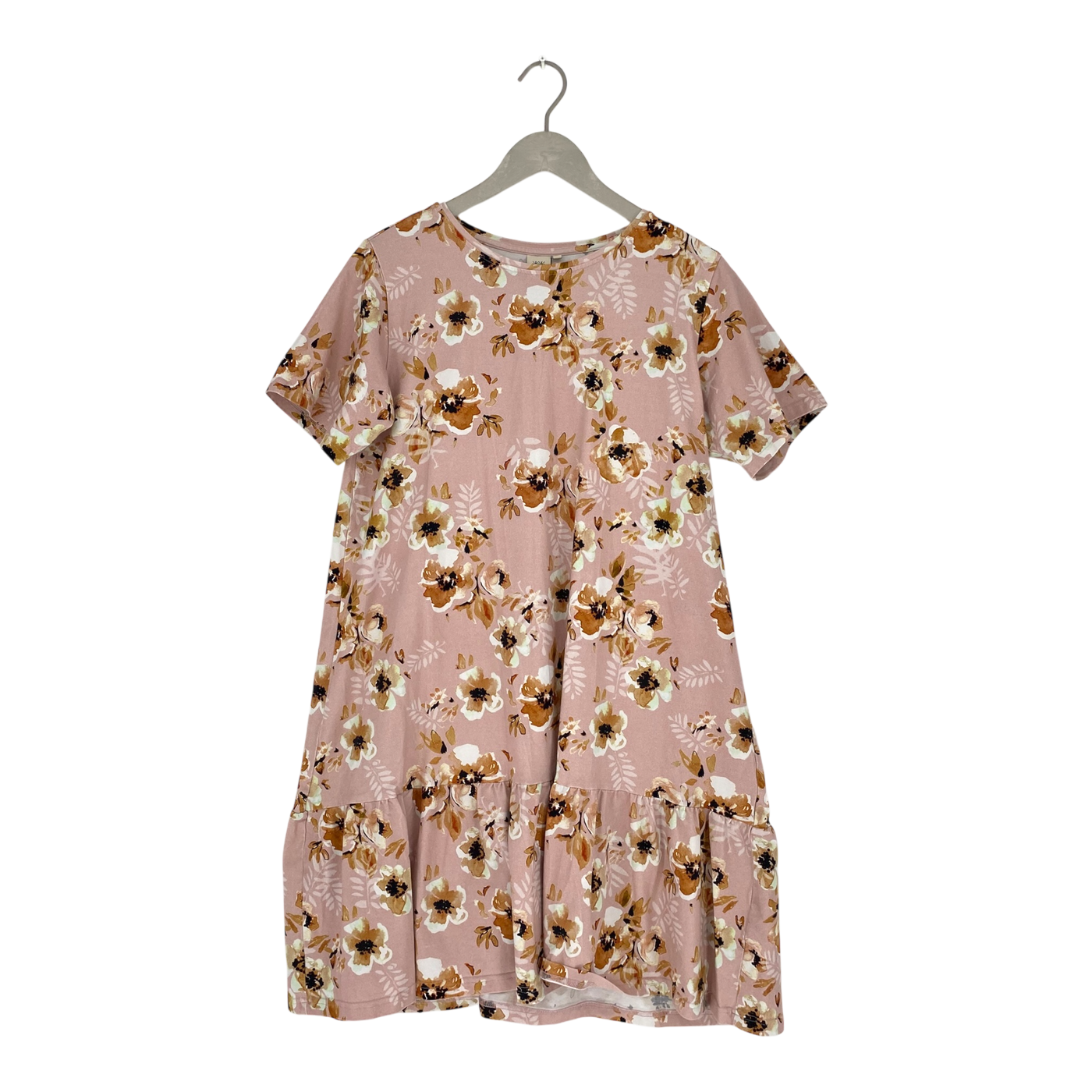 Kaiko ruffle t-shirt dress, pastel bouquet | woman M