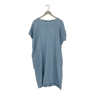 Papu boxy linen dress, light blue | woman S