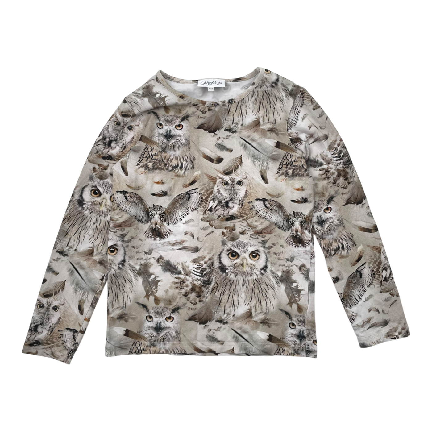 Gugguu shirt, owl | 128cm