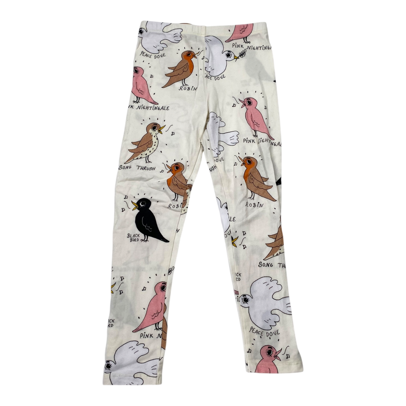 Mini Rodini leggings, birds | 104/110cm