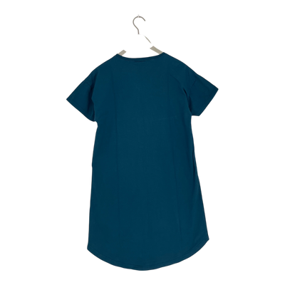 Toive t-shirt dress, teal | woman XS
