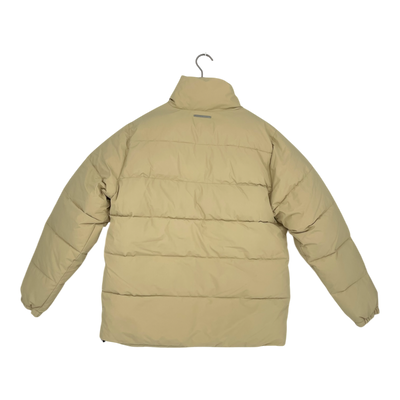 Embassy of Bricks and Logs union puffer jacket, sand | unisex L