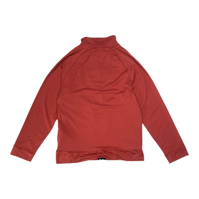 Reima harkat zip sweater, rust | 128cm