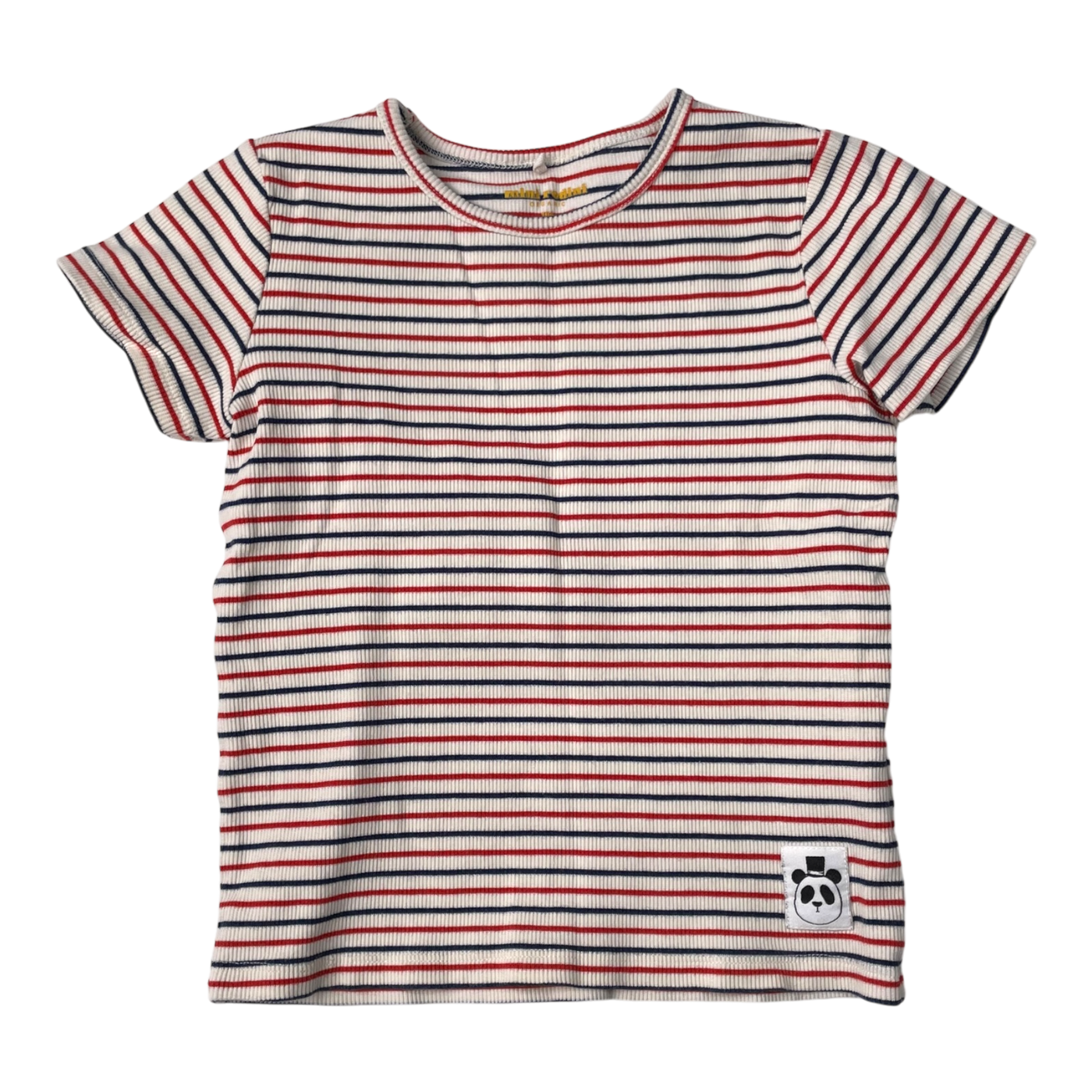 Mini Rodini rib t-shirt, stripe | 104/11cm