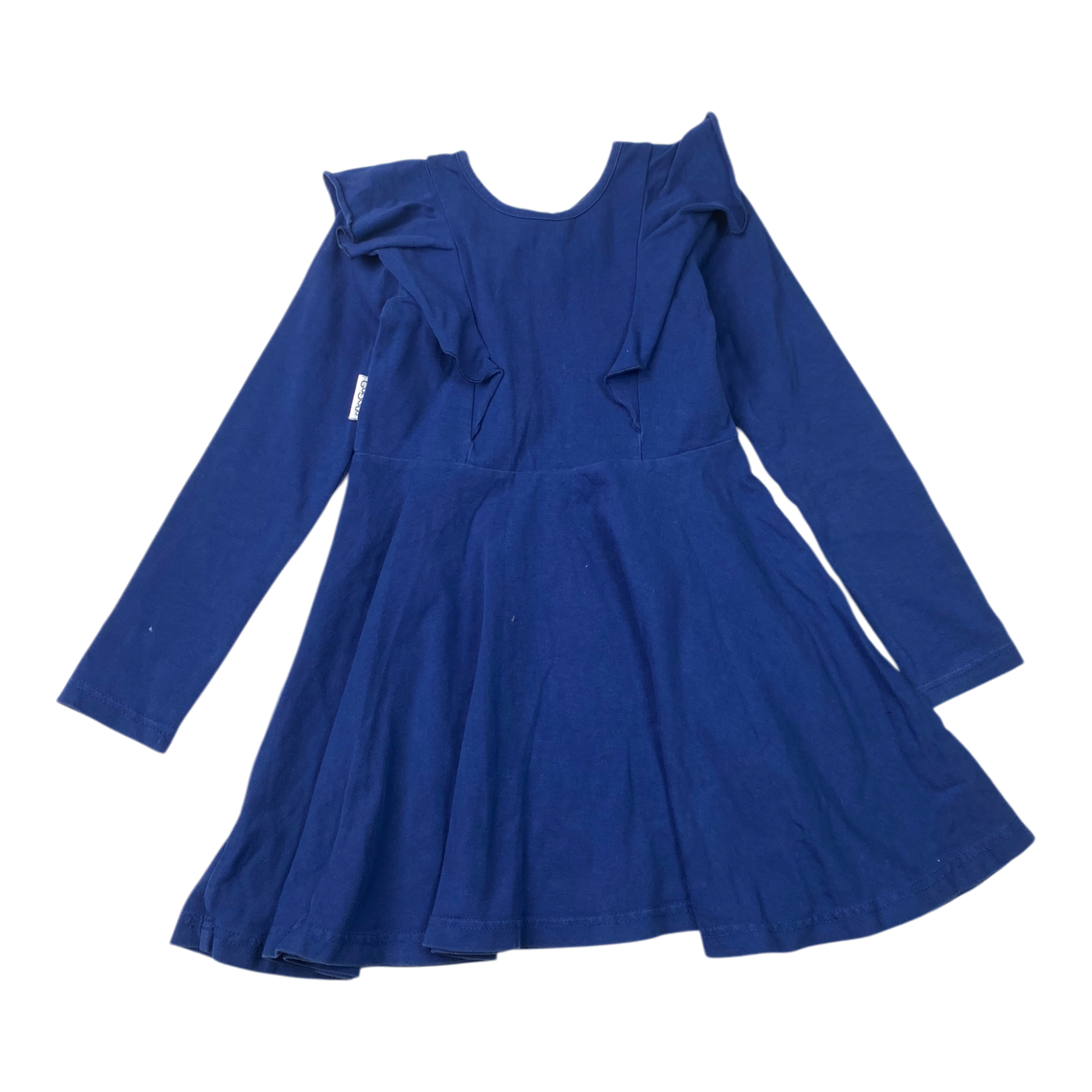 Gugguu frilla dress, midnight blue | 110cm