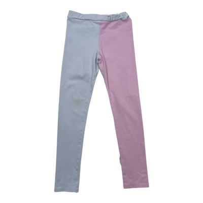 Gugguu block leggings, alice blue/pink | 110cm