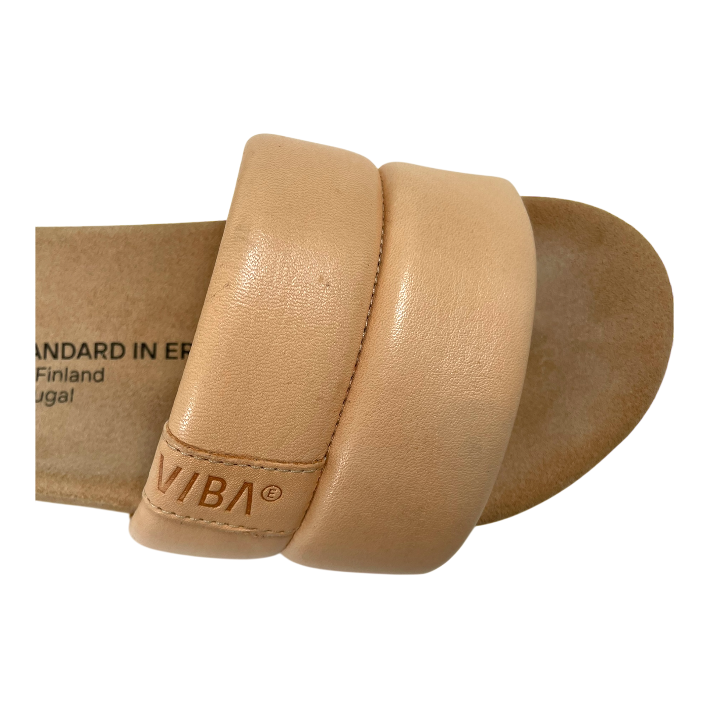 VIBAe Porto leather sandals, desert nude | 39