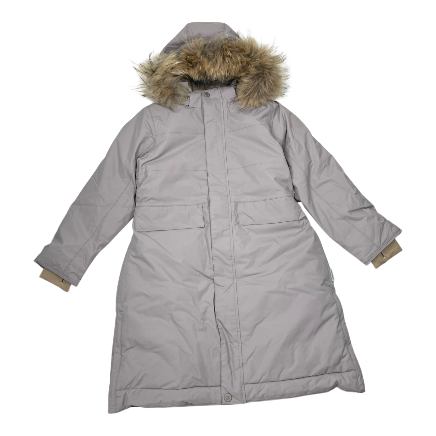 Mini A Ture matvencastaia fleece lined winter jacket fur, grey | 134cm