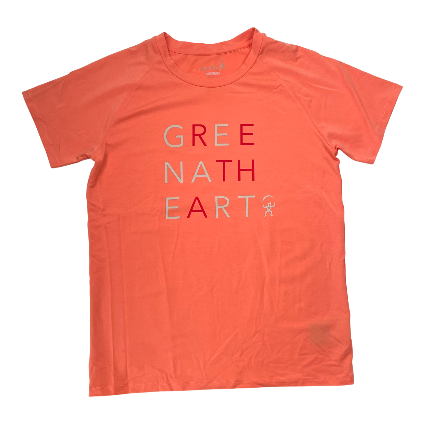 Isbjörn t-shirt, green at heart | 158/164cm