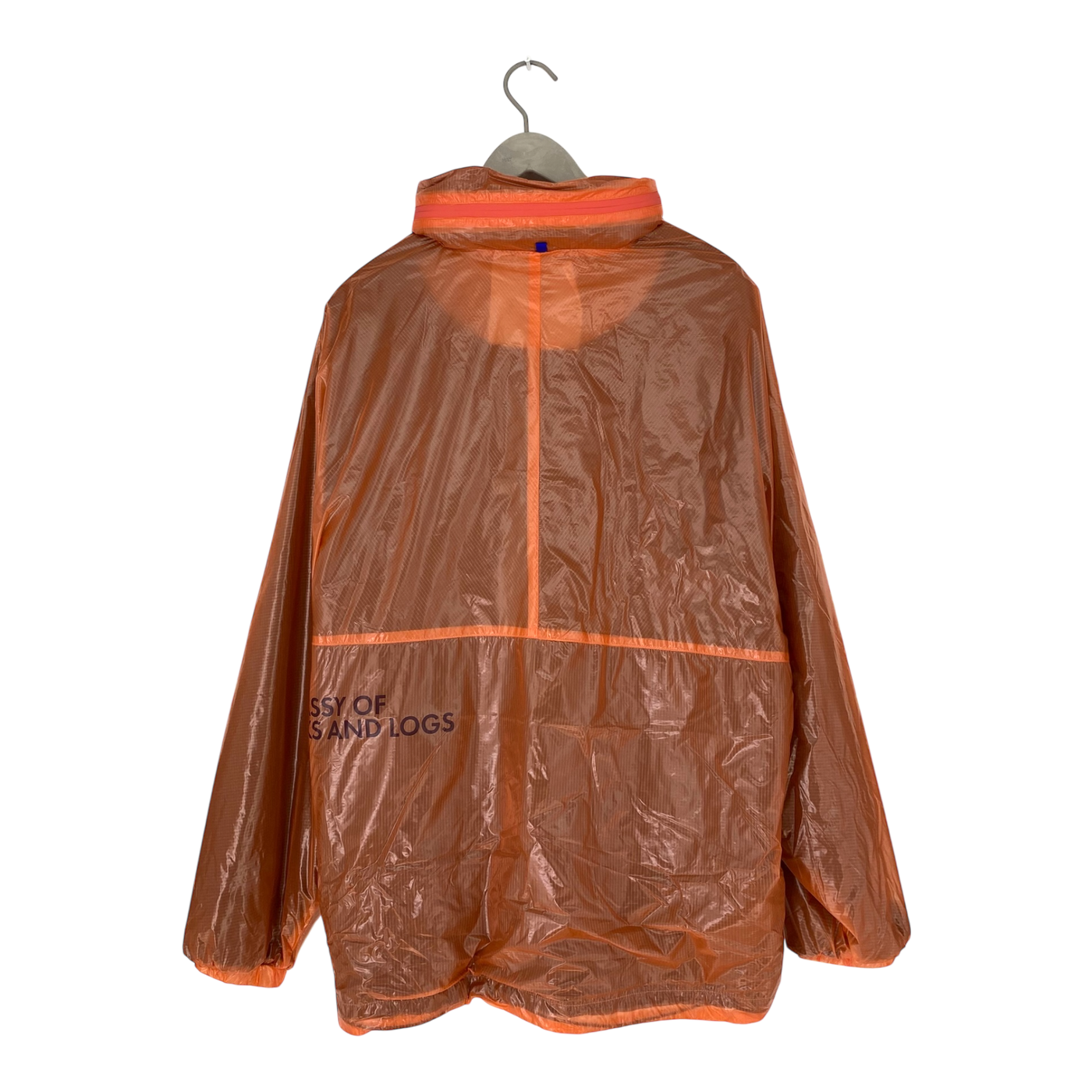 Embassy of Bricks and Logs marpak rain jacket, coral | woman L