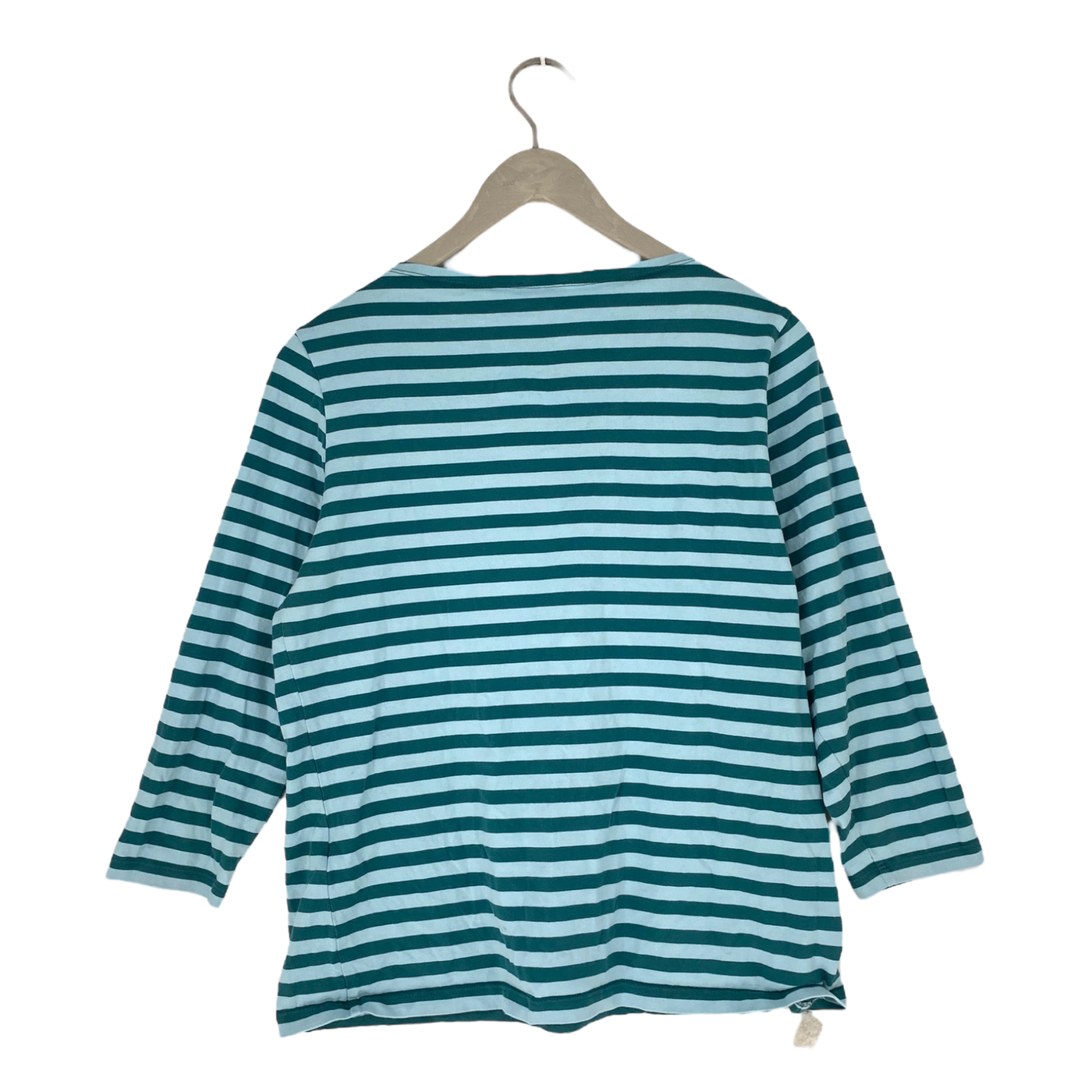 Marimekko stripe shirt, turquoise | woman L
