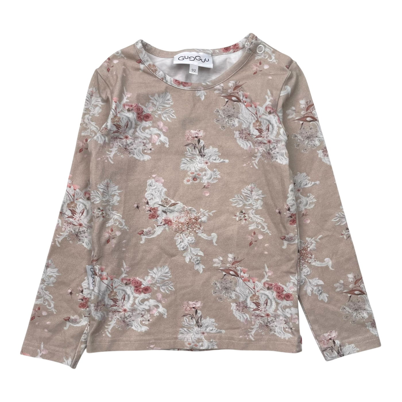 Gugguu shirt, flowers | 92cm