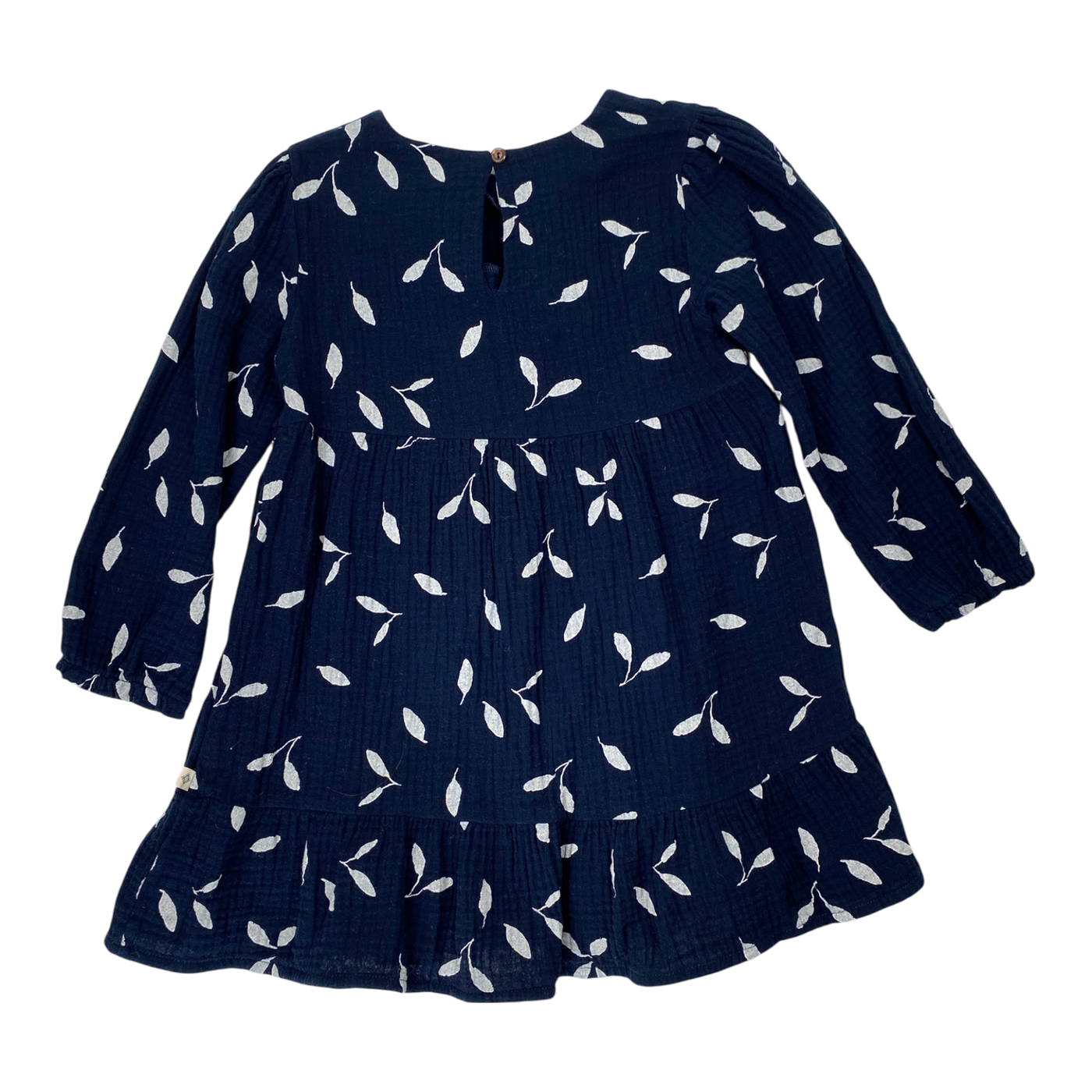 Kaiko muslin dress, indigo wind | 110/116cm
