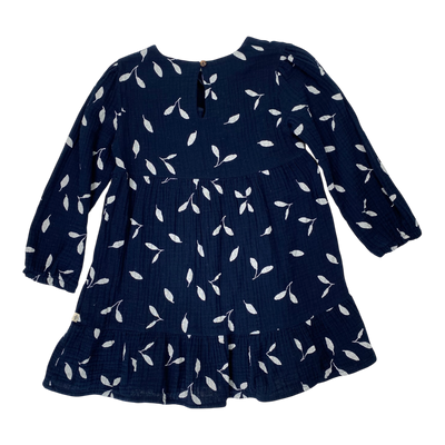 Kaiko muslin dress, indigo wind | 110/116cm