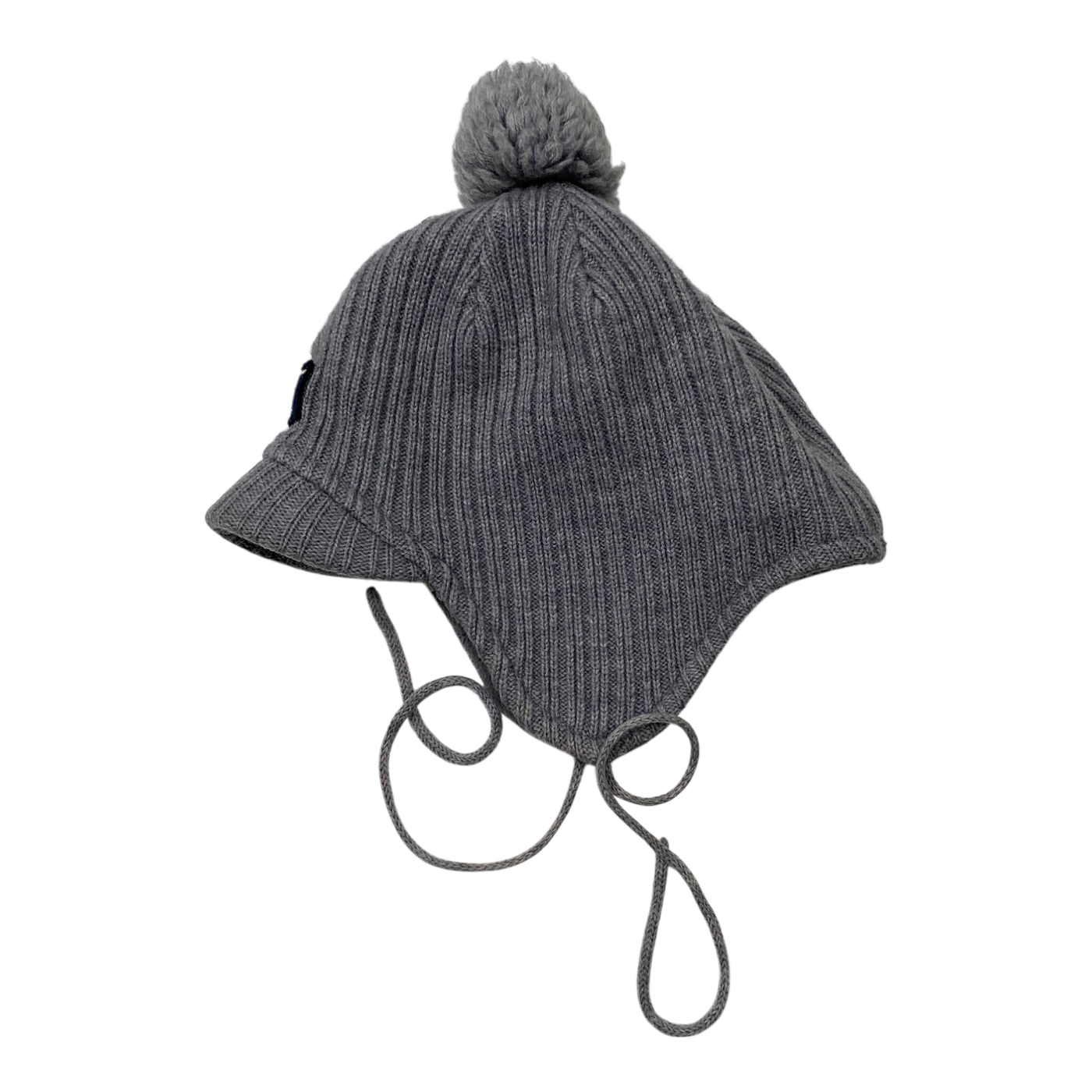 Polarn O. Pyret wool beanie, grey | 9m-2y
