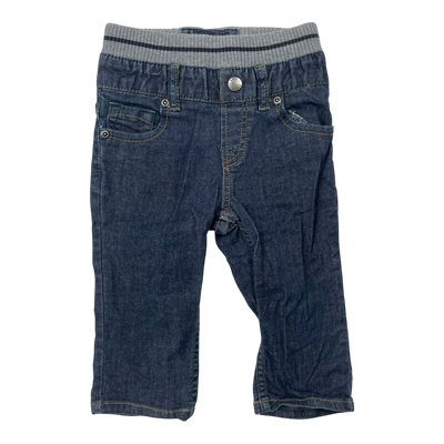 Polarn O. Pyret jeans, denim blue | 74cm